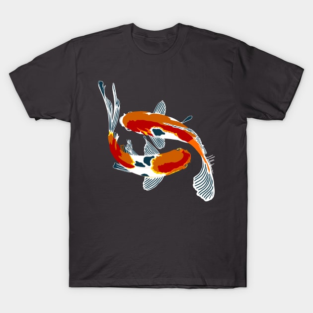 Very Koi T-Shirt by Lacklander Art Studio